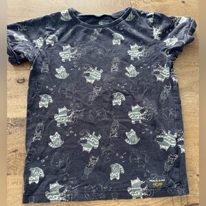 Souris Mini Kids Navy Graphic Tee size 5